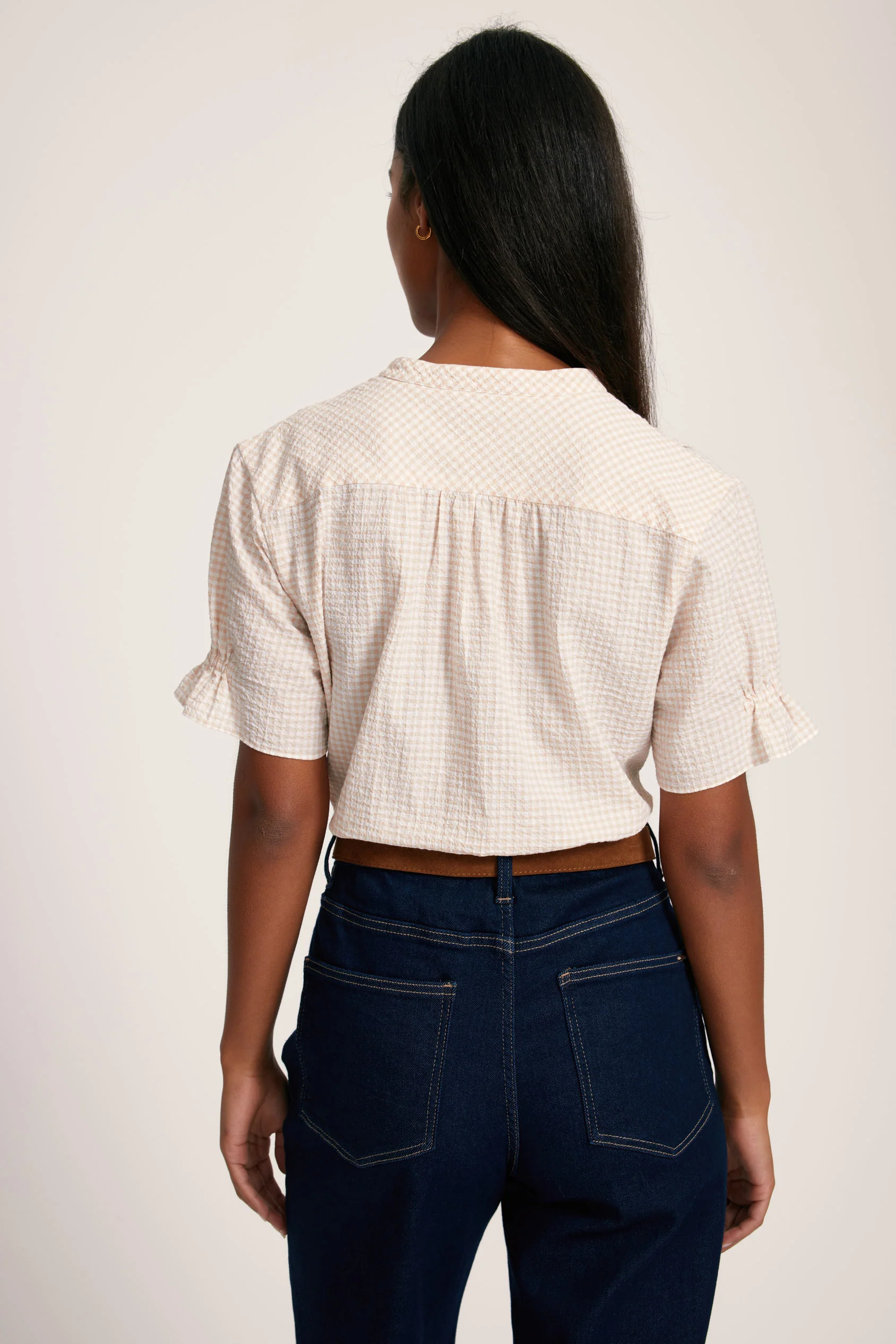 Abney Seersucker Blouse - Image 4