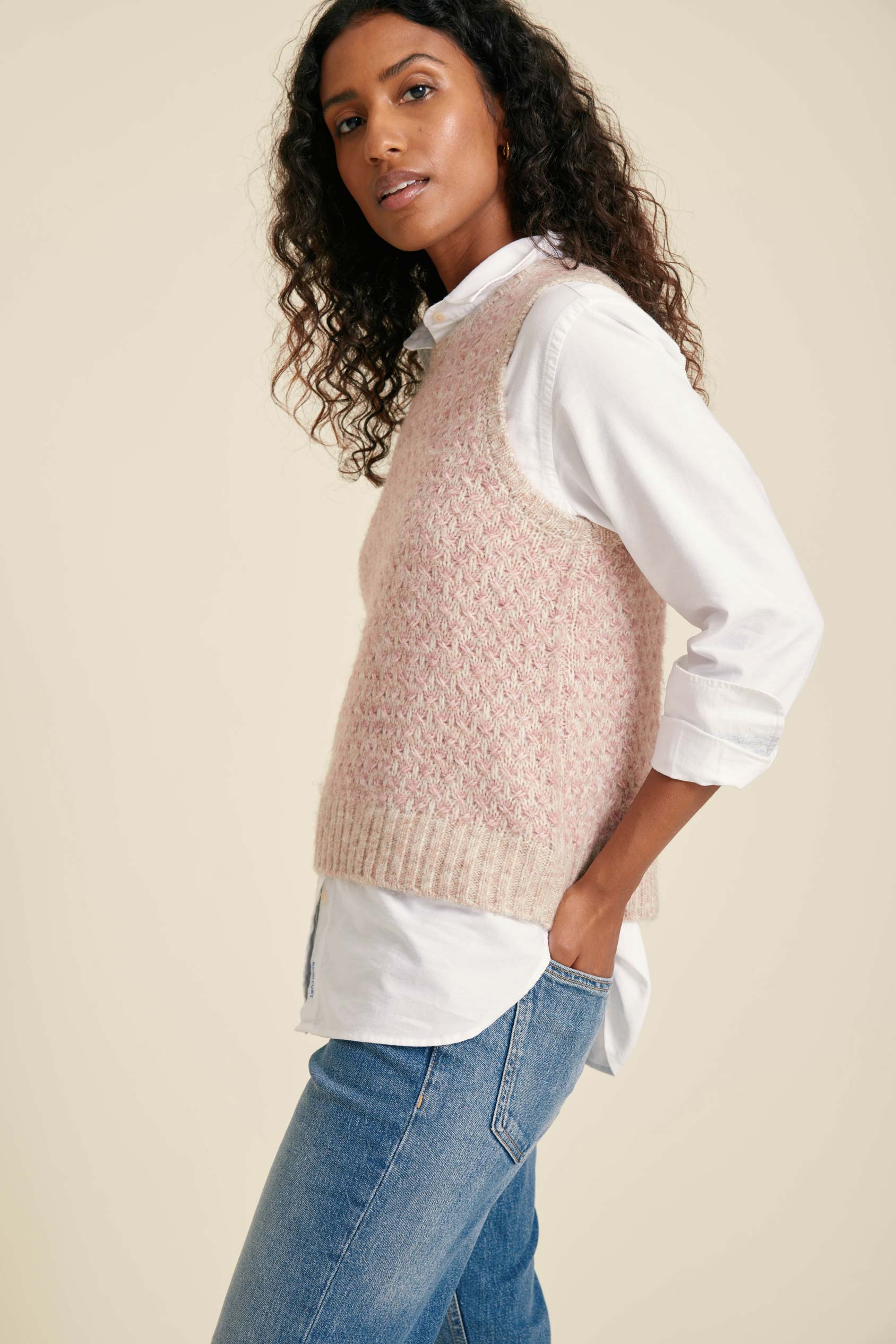 Althea Textured Vest - Image 4