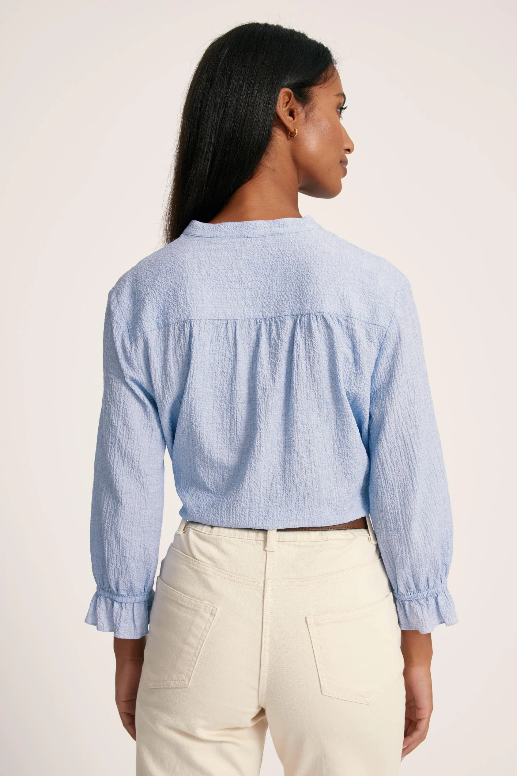 Clement Seersucker Blouse - Image 5