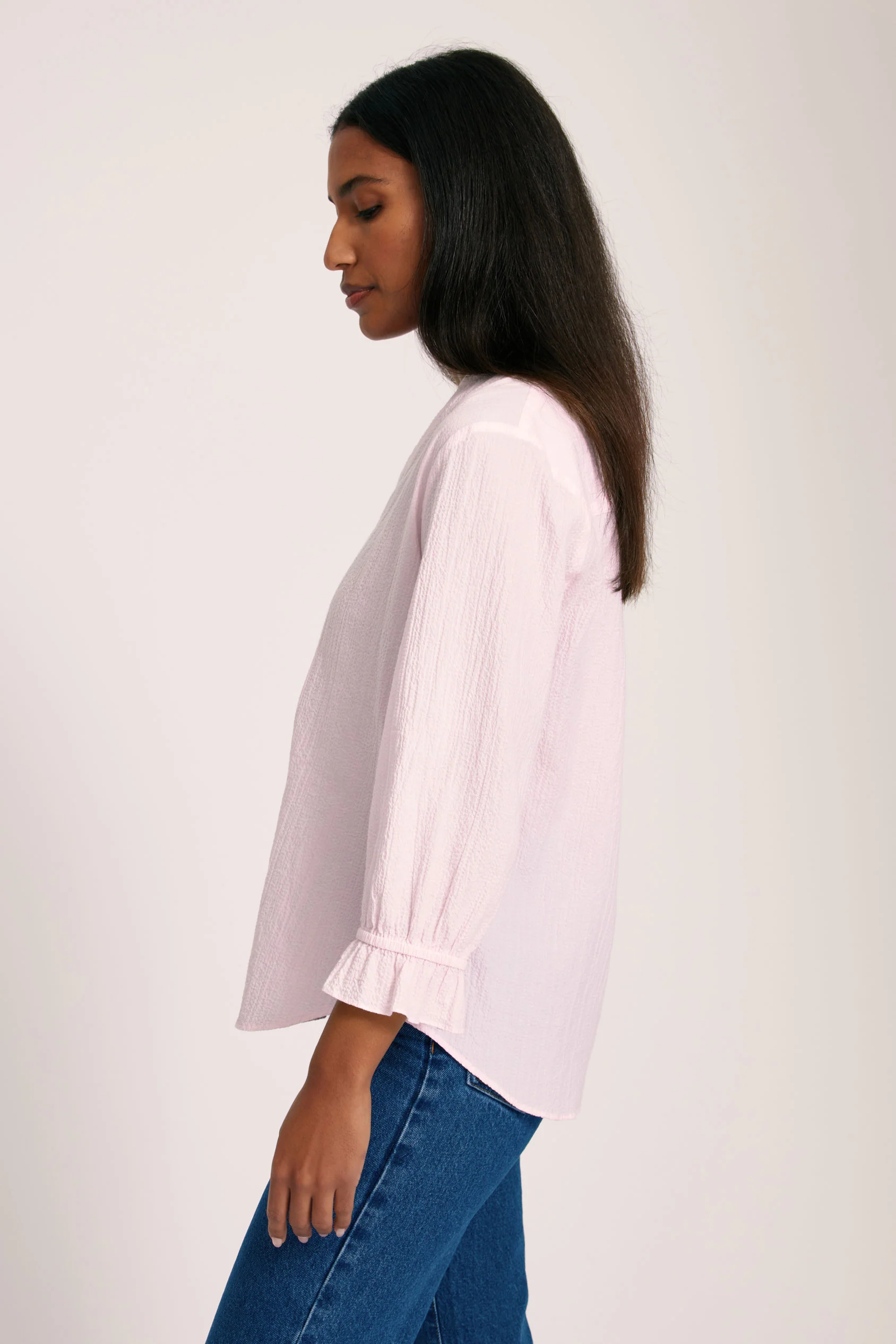 Clement Seersucker Blouse - Image 3