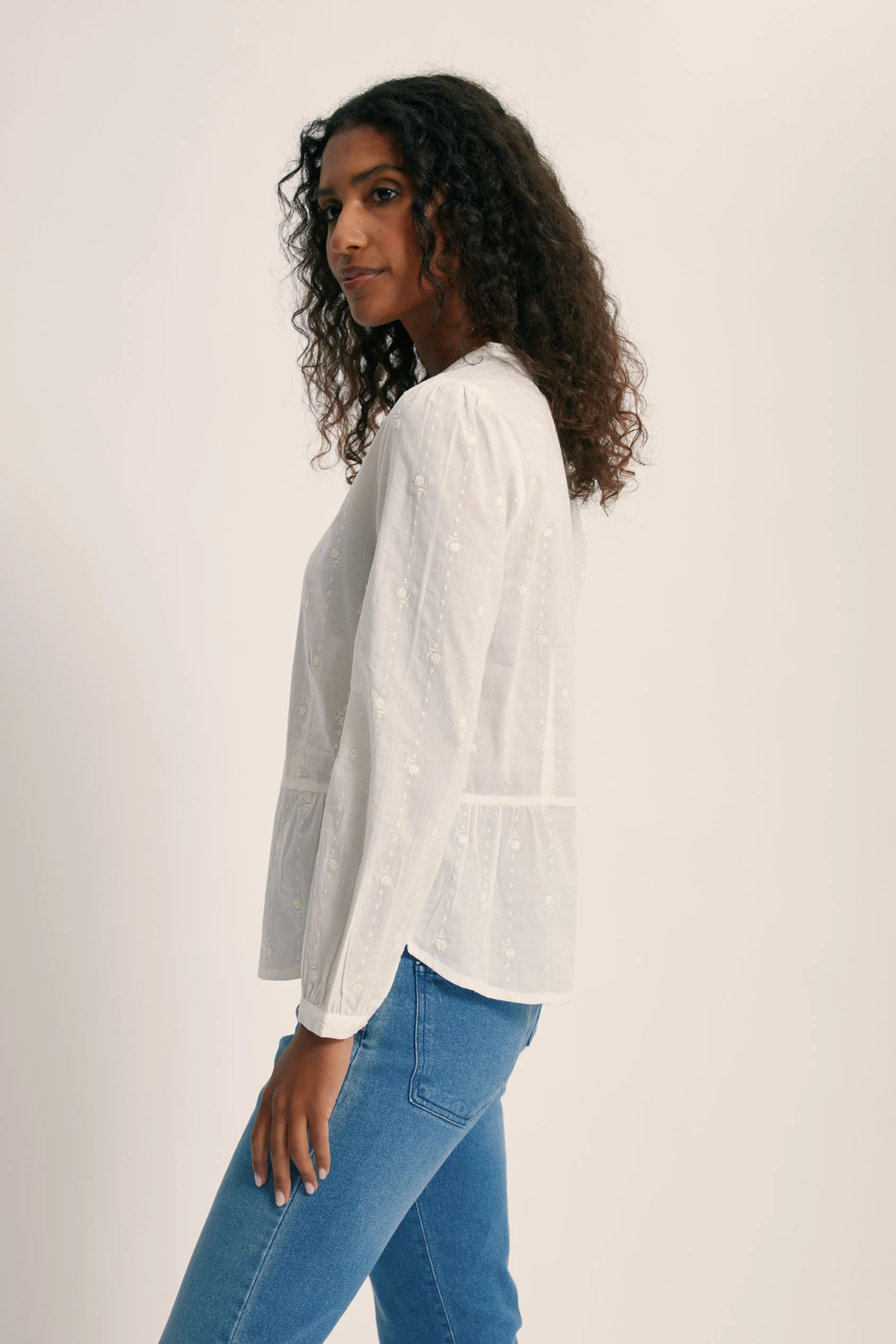 Daly Peplum Blouse - Image 4