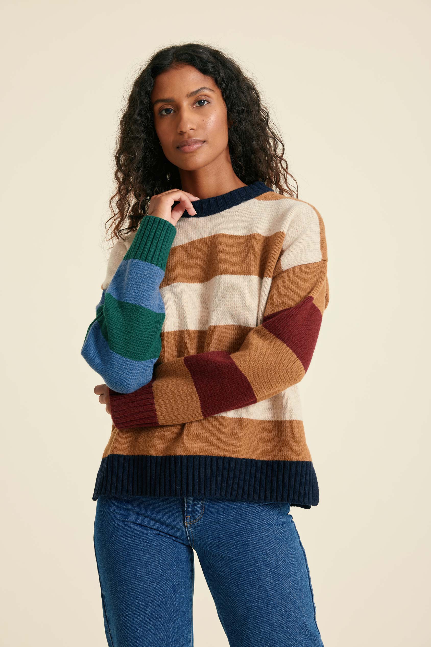 Eamont Colourblock Jumper - Image 4
