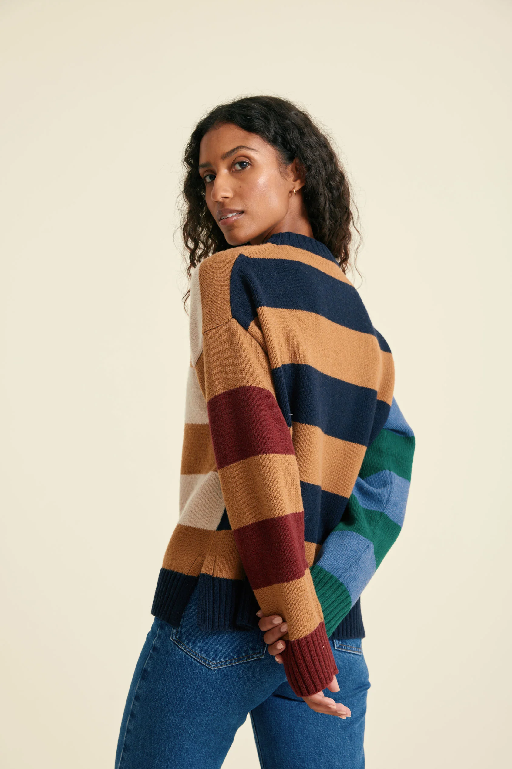 Eamont Colourblock Jumper - Image 6