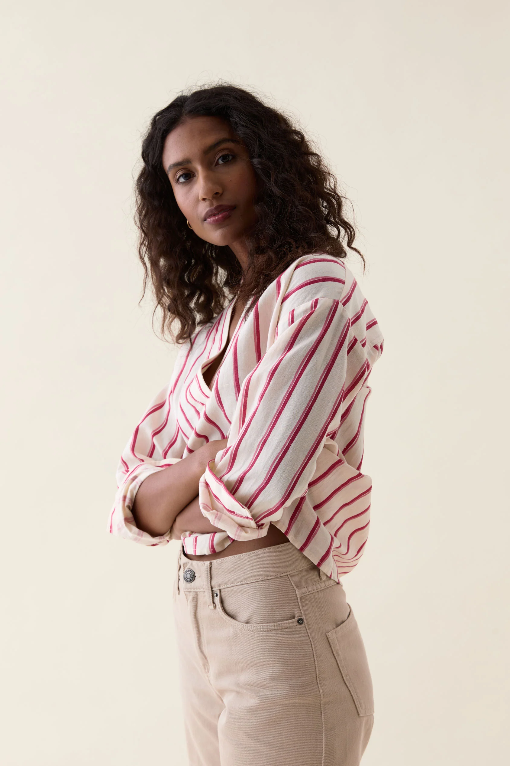 Falmer Painted Stripe Popover Top - Image 5