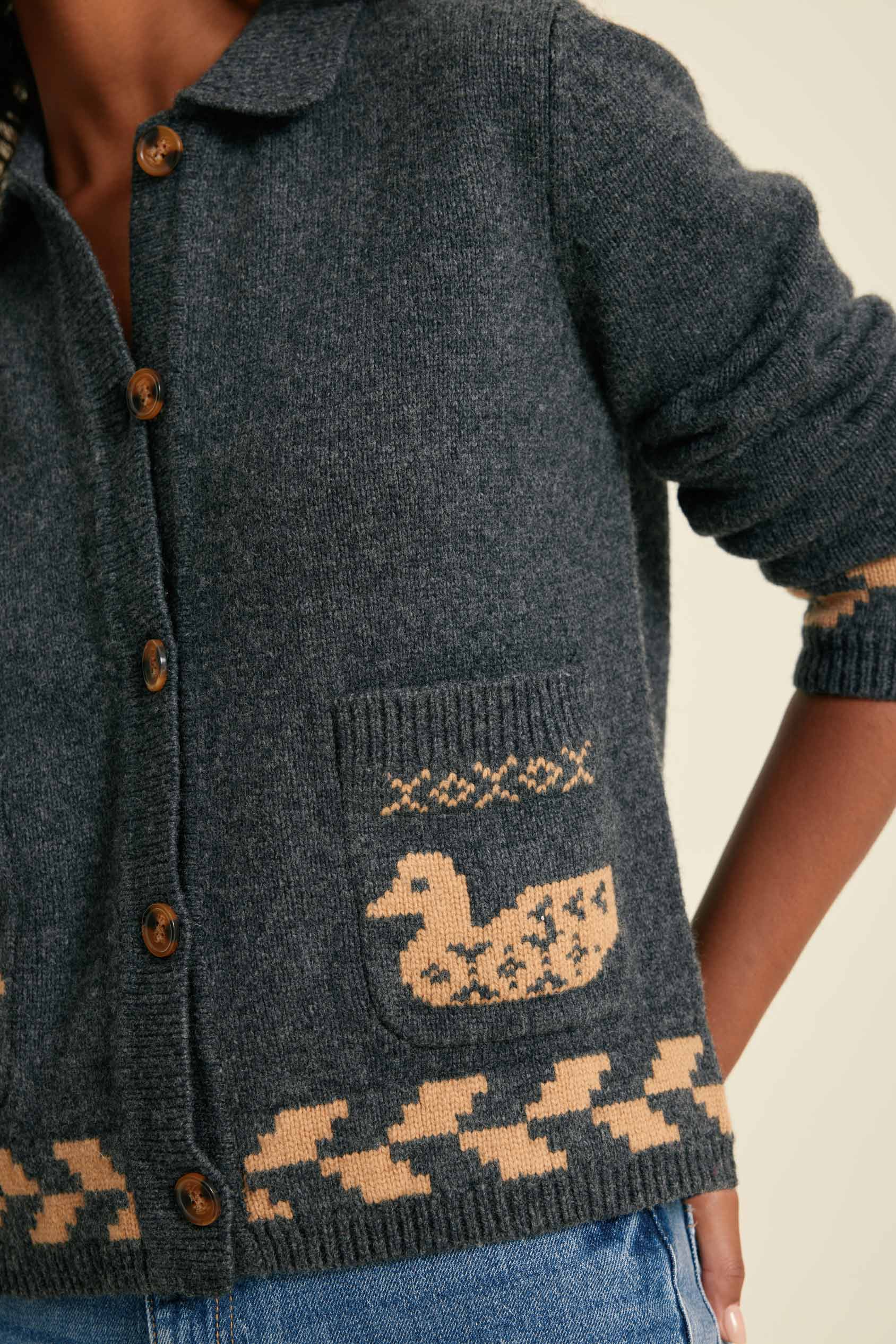 Fynes Duck Cardigan - Image 3