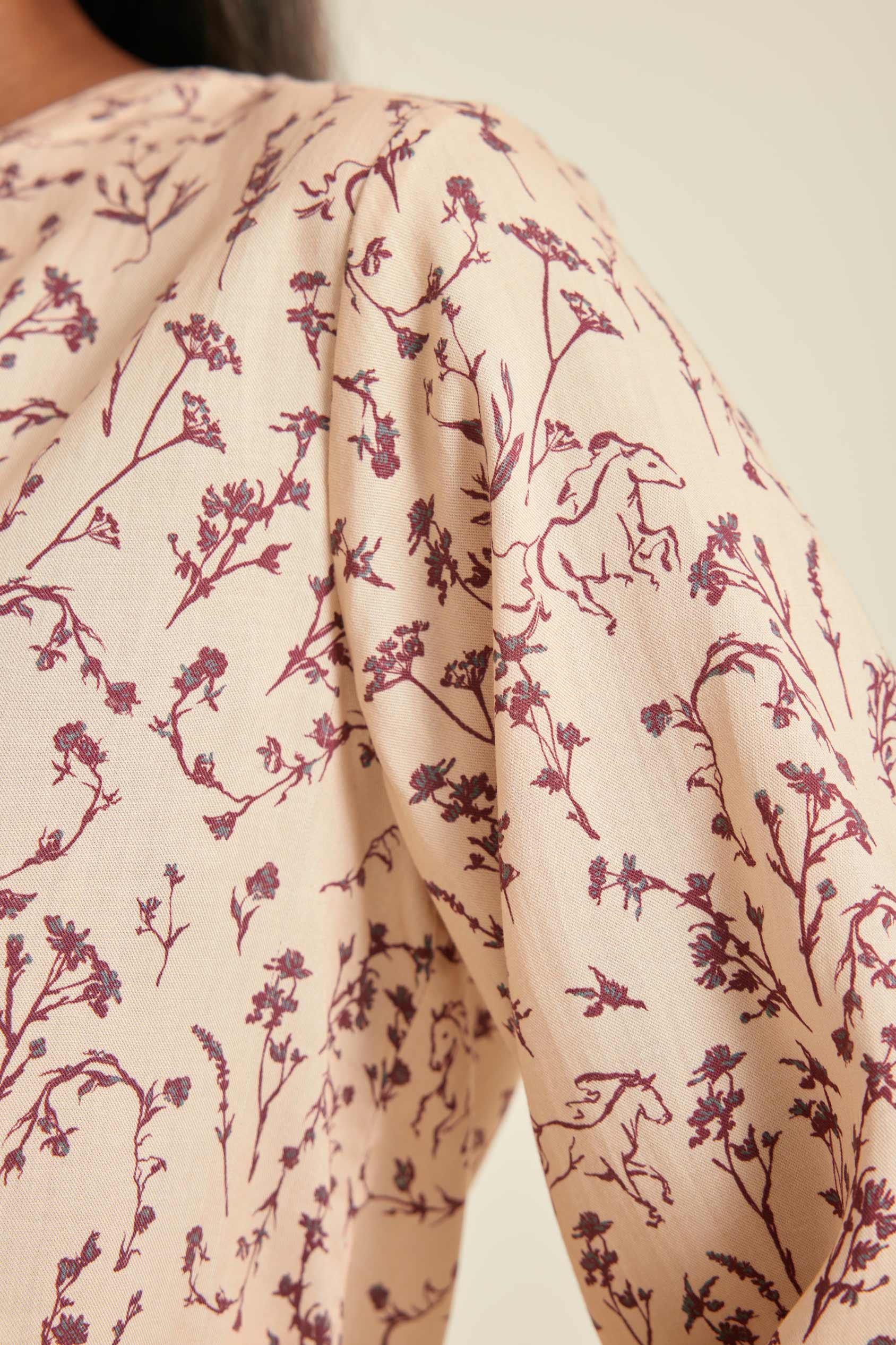 Iverna Printed Blouse - Image 3