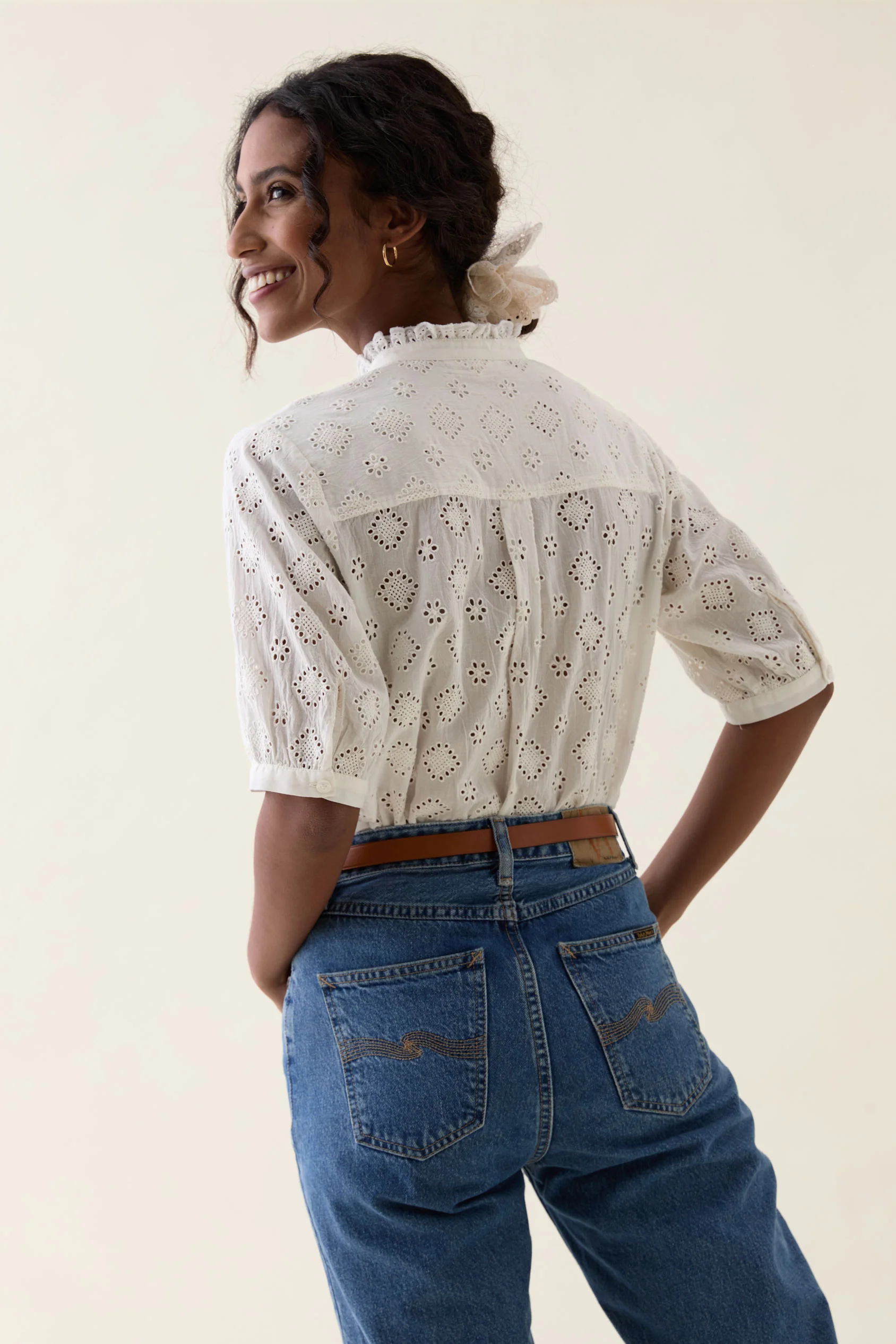 Mimbridge Broderie Shirt - Image 4