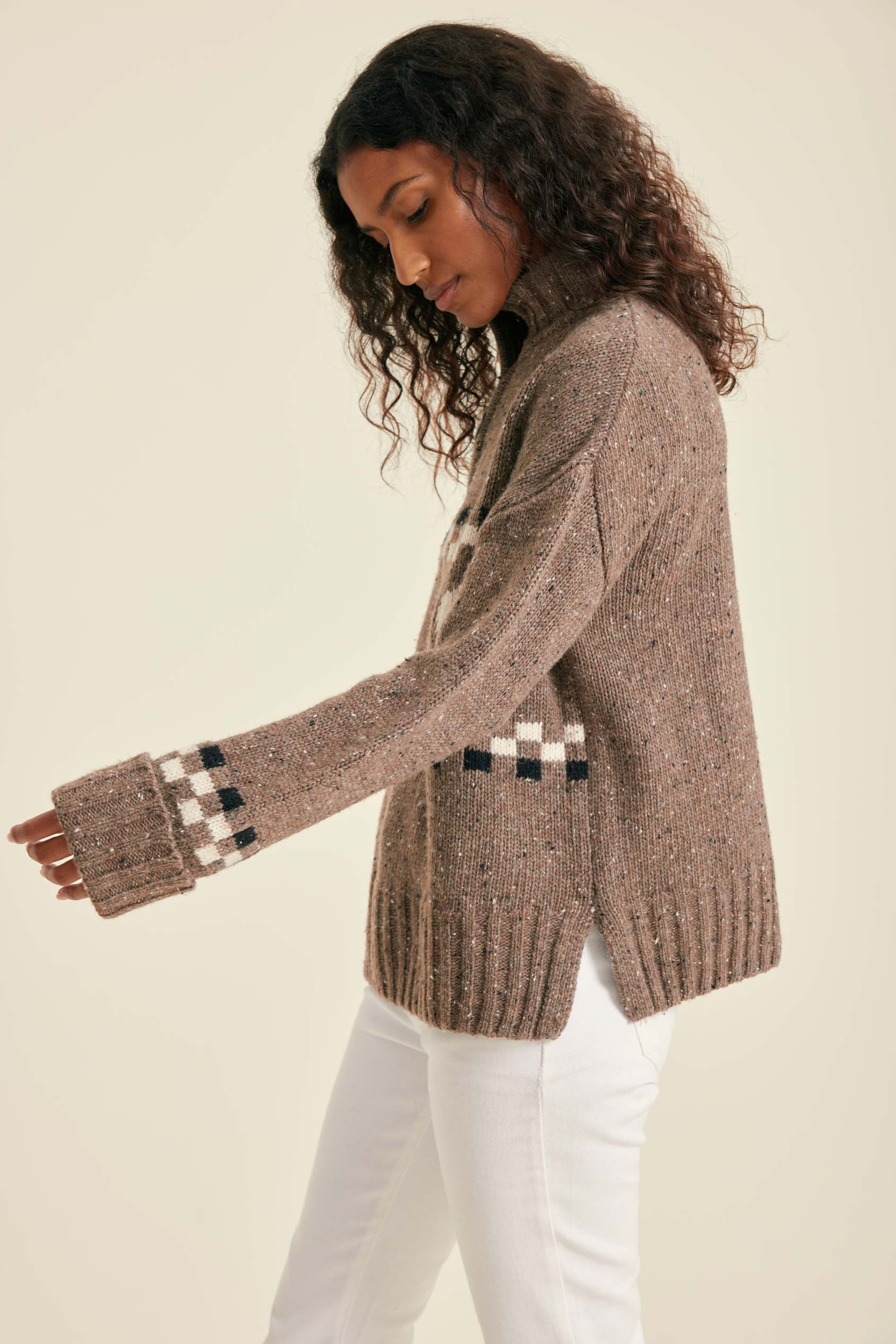 Montadale Sheep Half Zip Jumper - Image 8