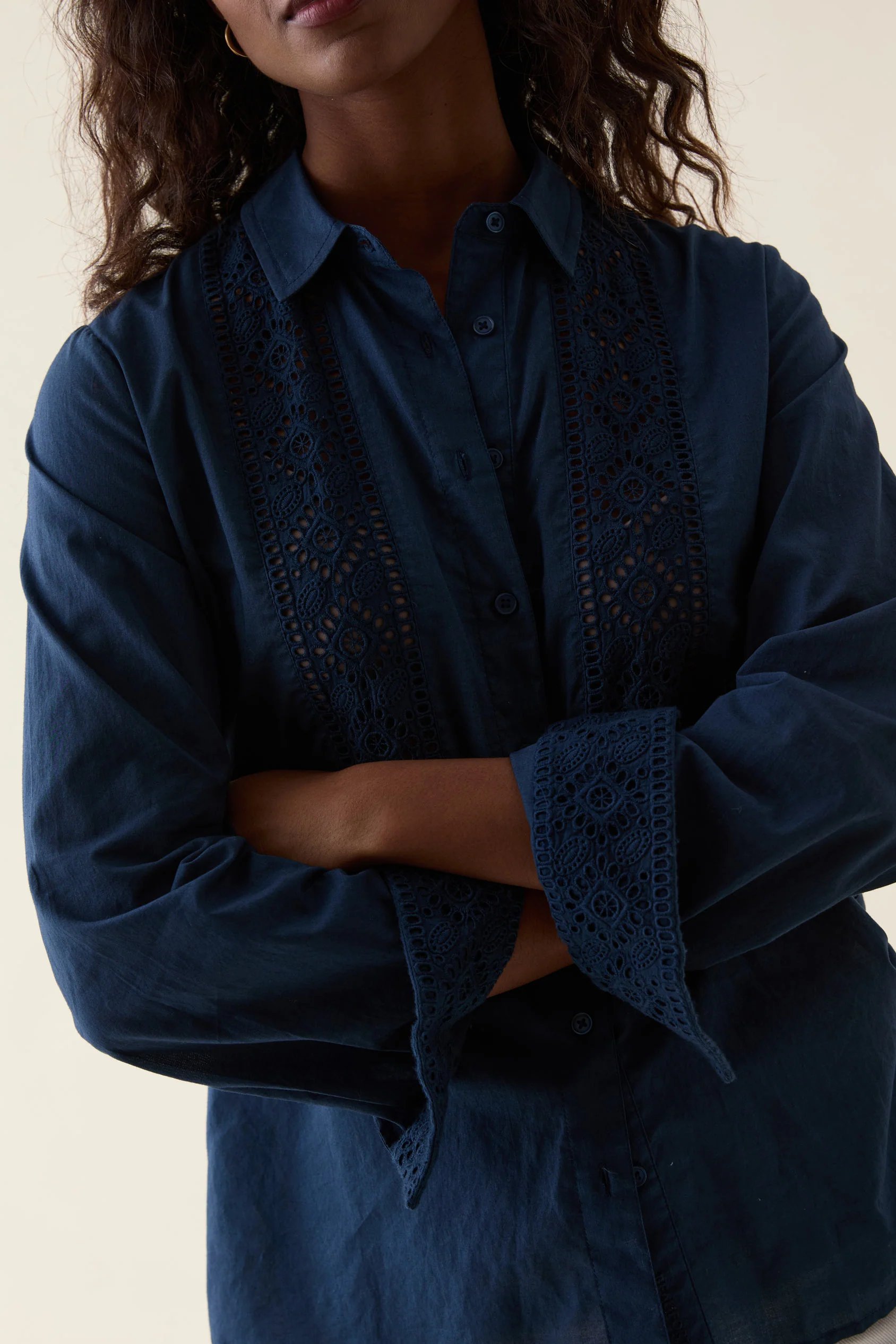 Newhaven Broderie Shirt - Image 2