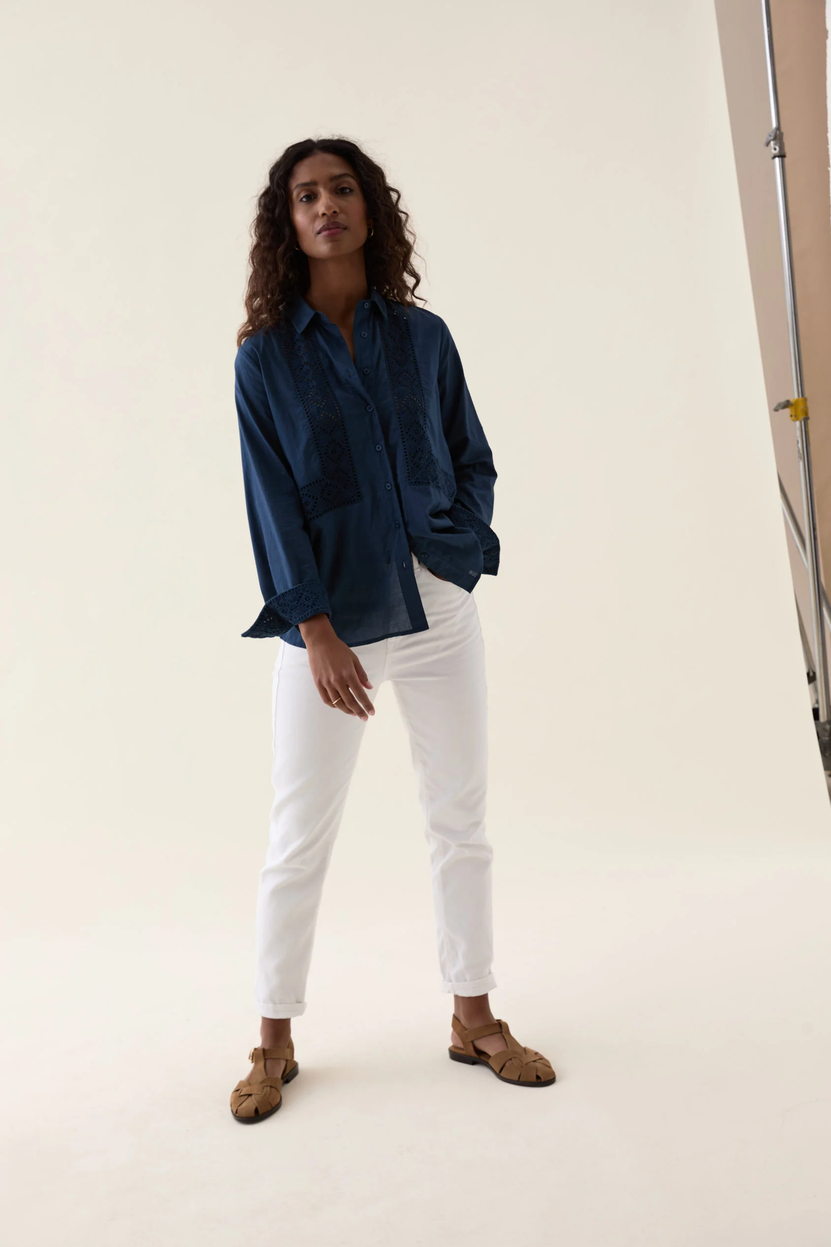 Newhaven Broderie Shirt - Image 4