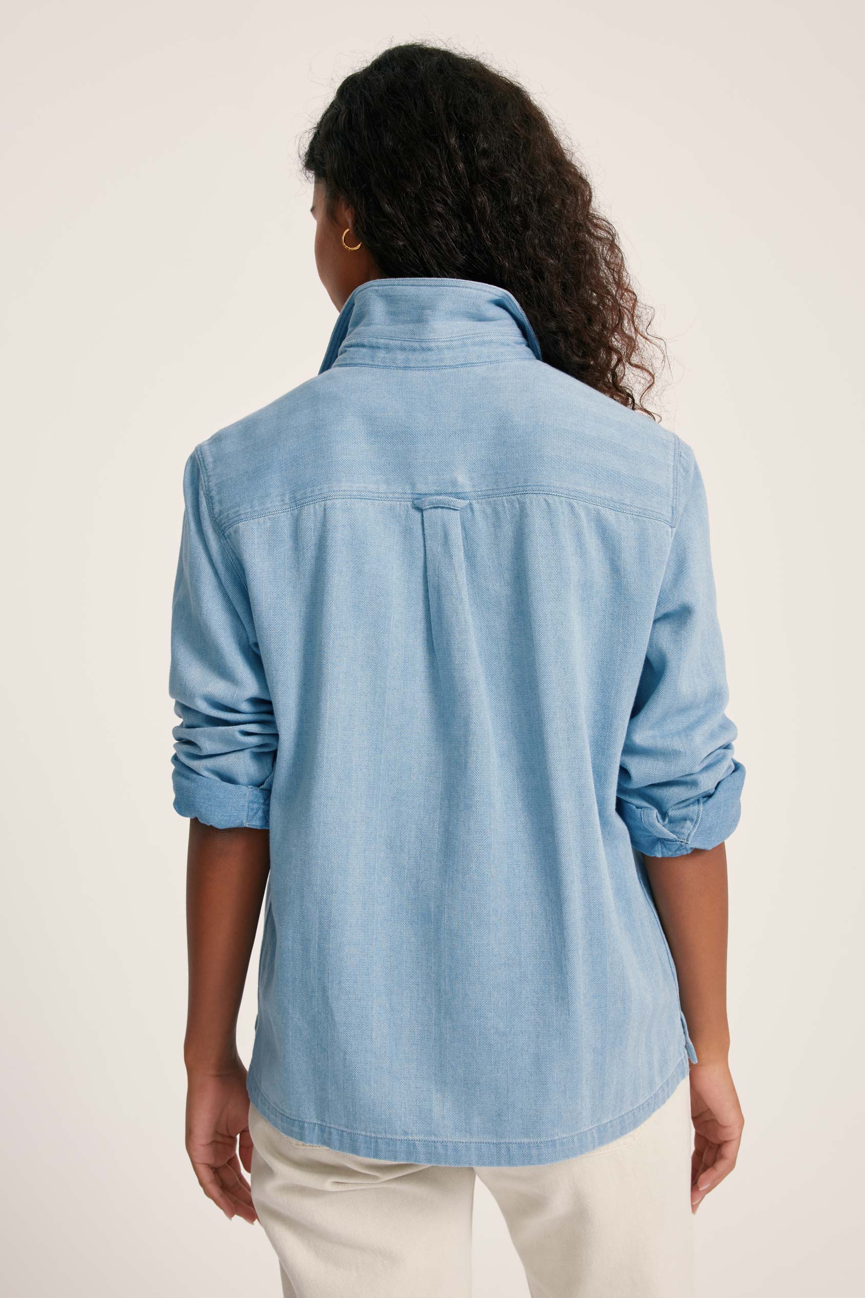 Avery Herringbone Deckshirt - Image 6