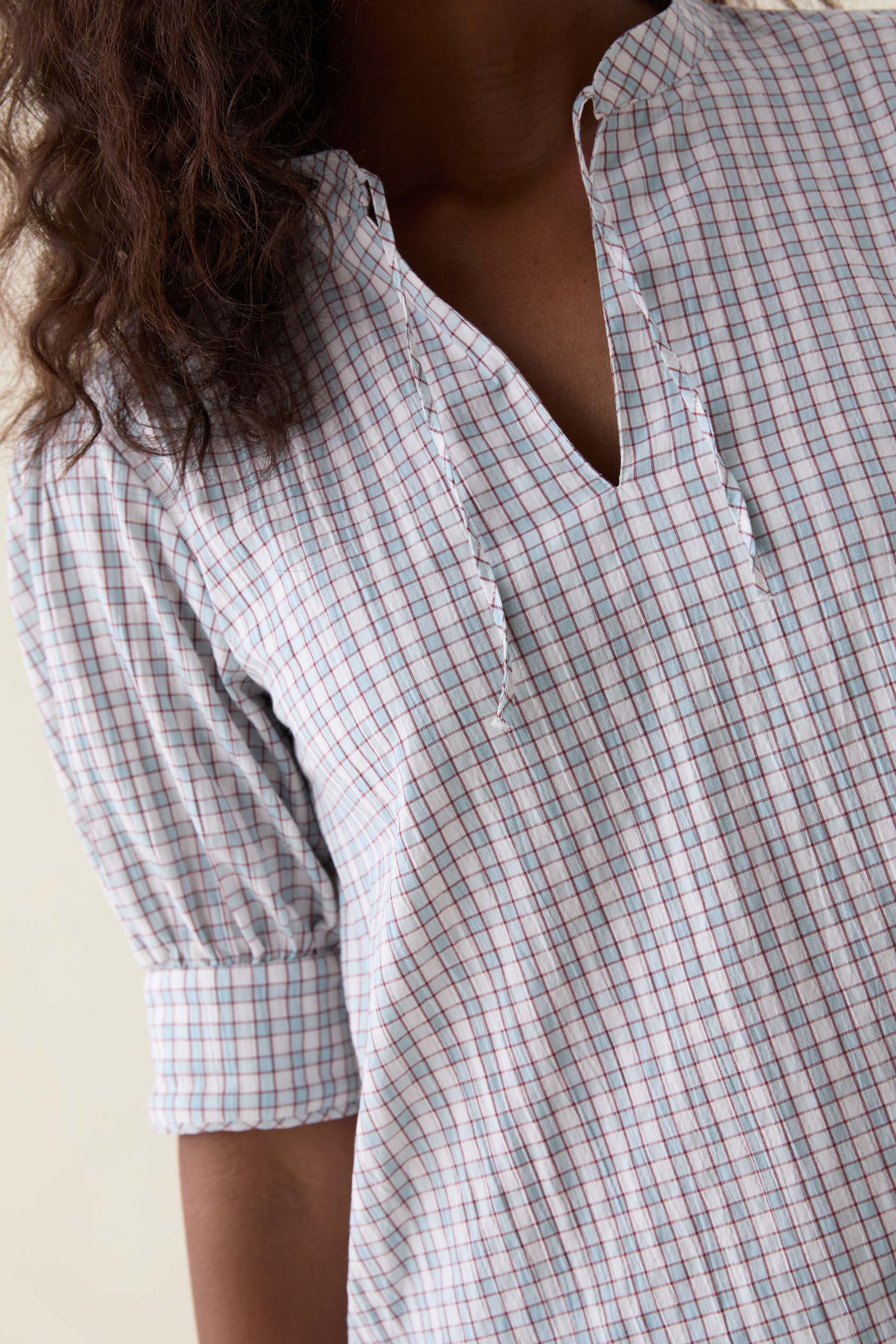 Waverley Gingham Blouse - Image 3