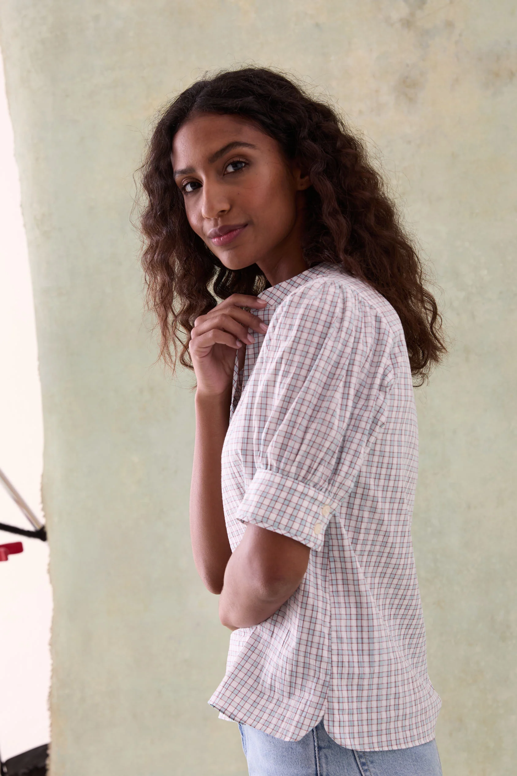Waverley Gingham Blouse - Image 5