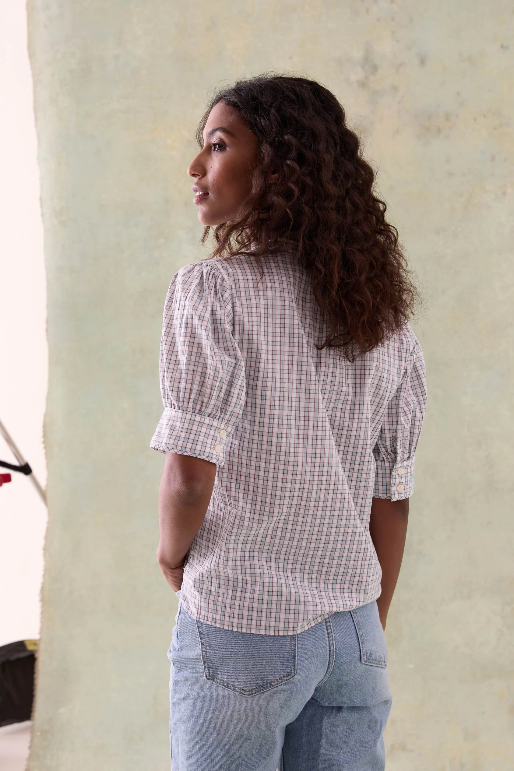 Waverley Gingham Blouse - Image 7